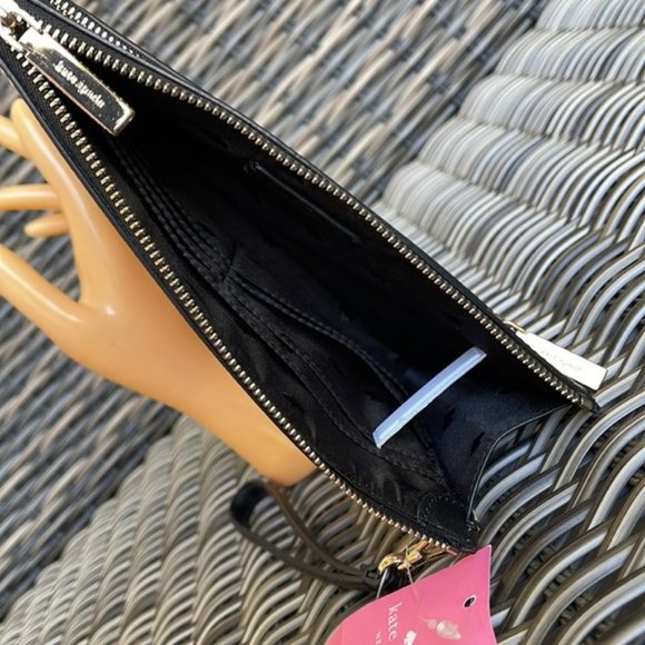 Kate Spade Staci Medium Wristlet Warm Beige - Picture 8 of 16